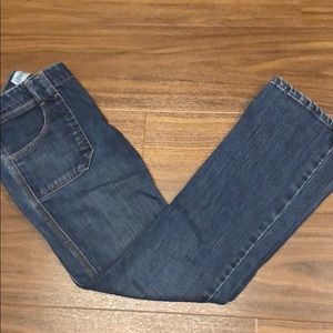 Gap low rise boot cut jeans dark wash
